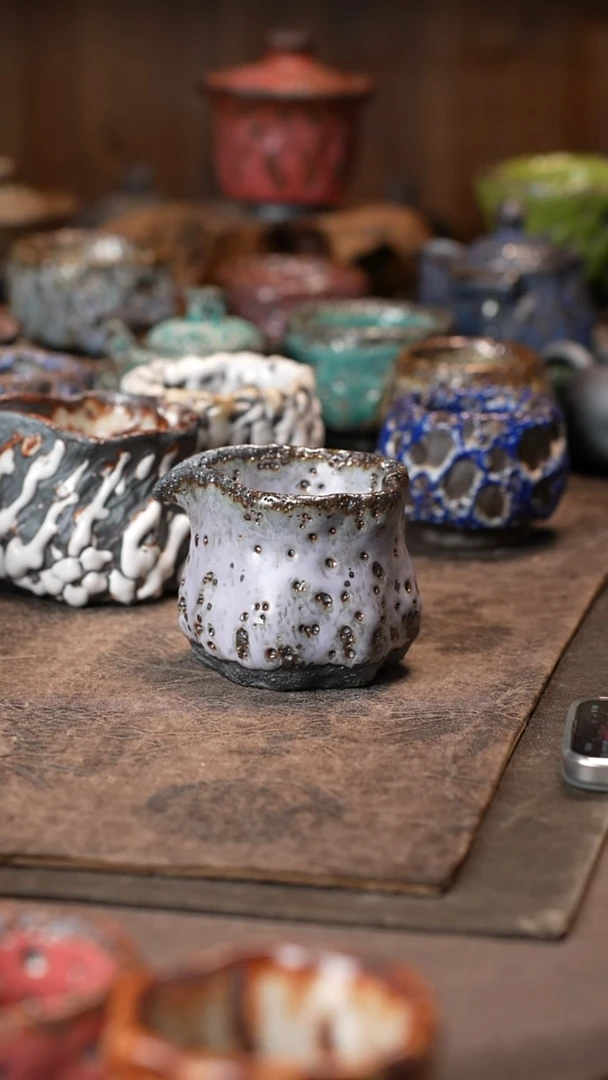 【闪购商品】景德镇柴烧志野杯