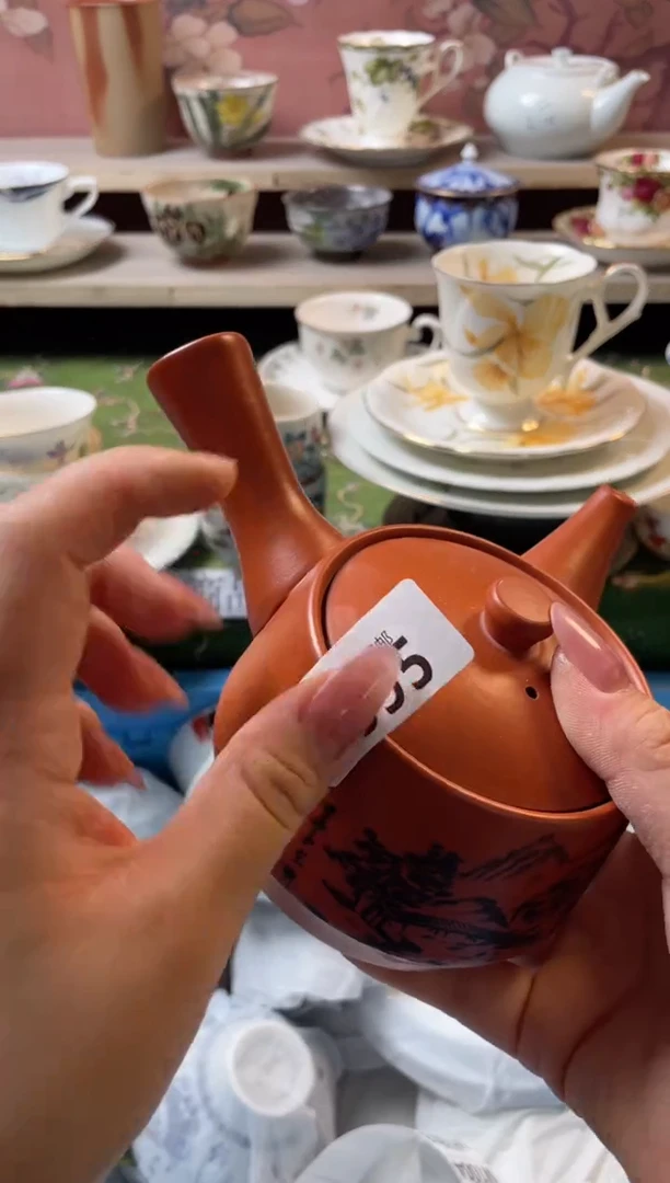 瓷片鹿**眸瓷器瓷器M955