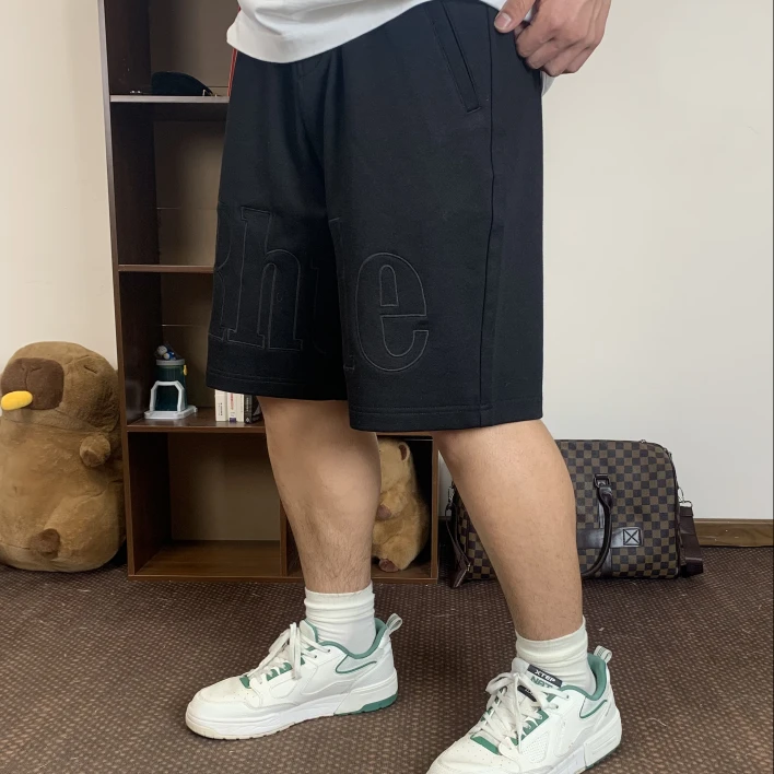 【斗牛】潮流短裤薄款抽绳休闲裤印花低腰短裤百搭2812