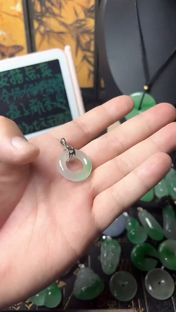 颈饰未镶嵌翡翠所见即所得，一图一物