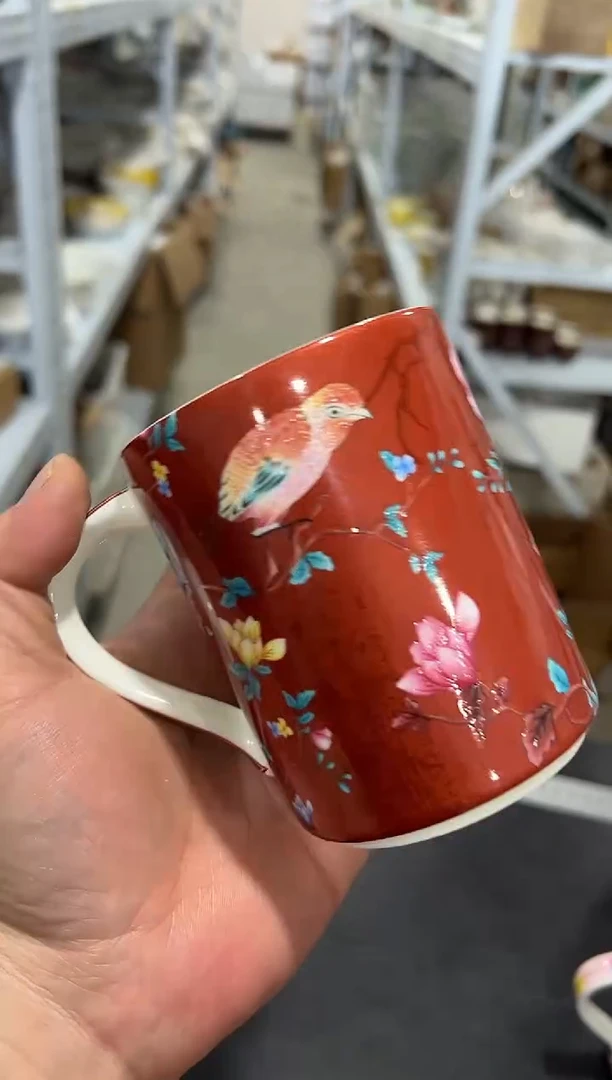 杯子骨瓷（简装）马克杯一个