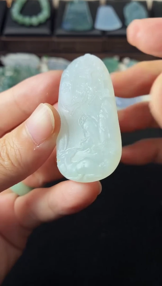 未镶嵌定制翡翠哎****哦5083毛货不退不换