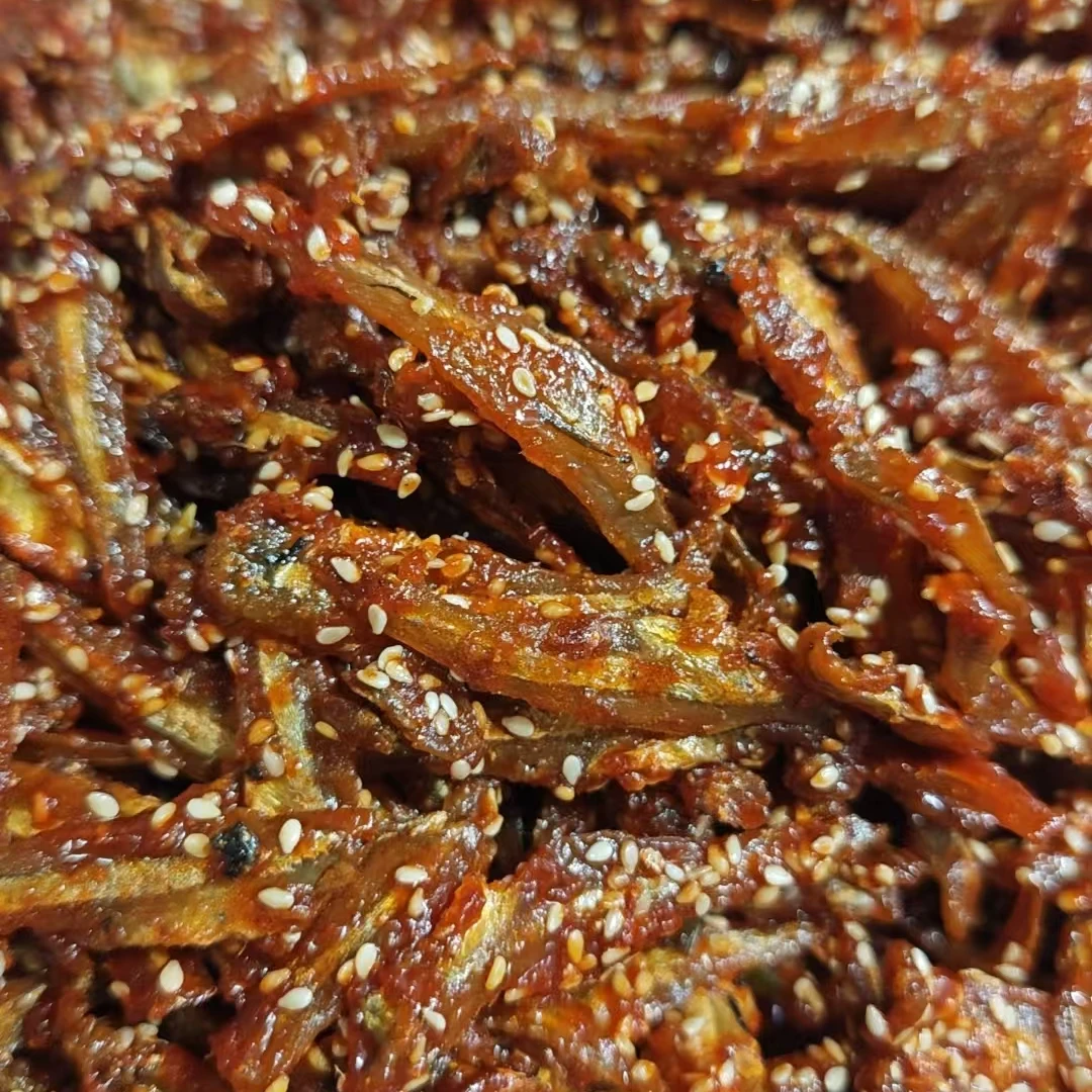 【精品】椒乡香辣小鱼干一盒150g解馋零食