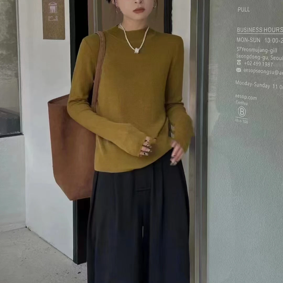 微瑕半高打底衫商品以直播间为准【默认微瑕1】介意勿拍
