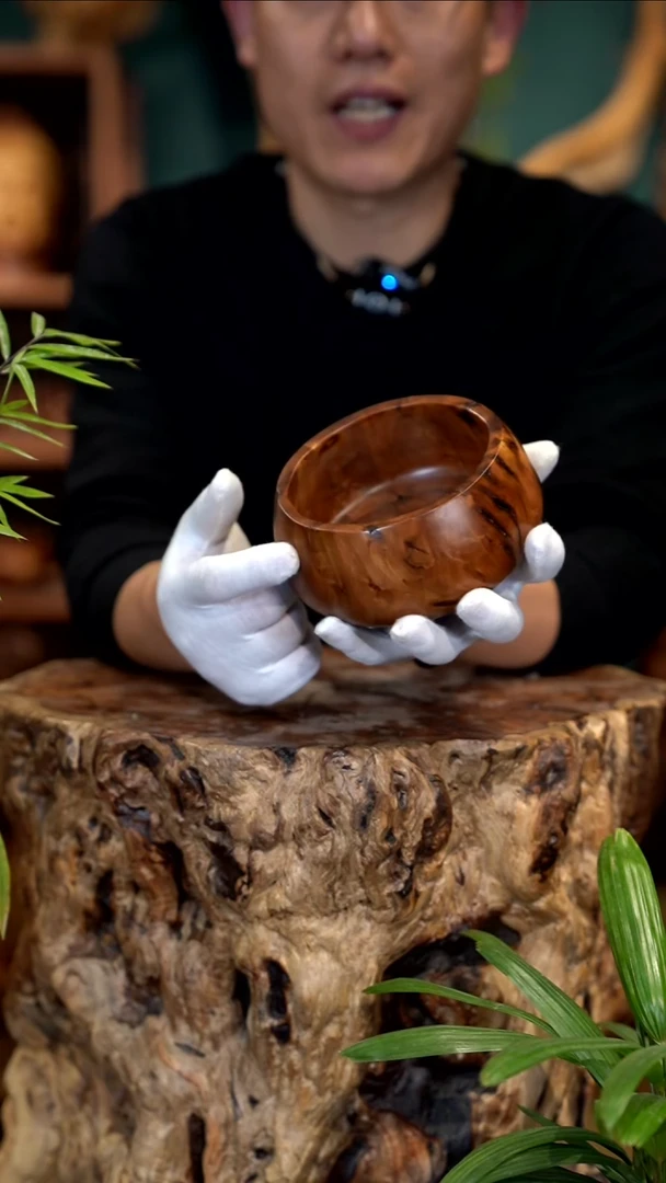 木雷击枣木聚宝盆