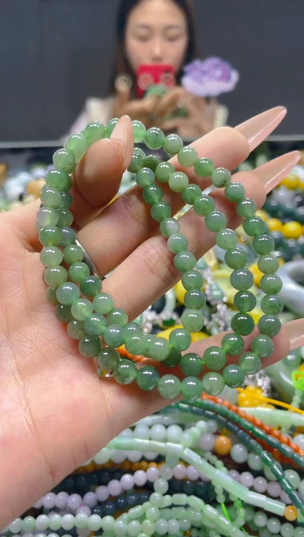 颈饰未镶嵌翡翠5MM