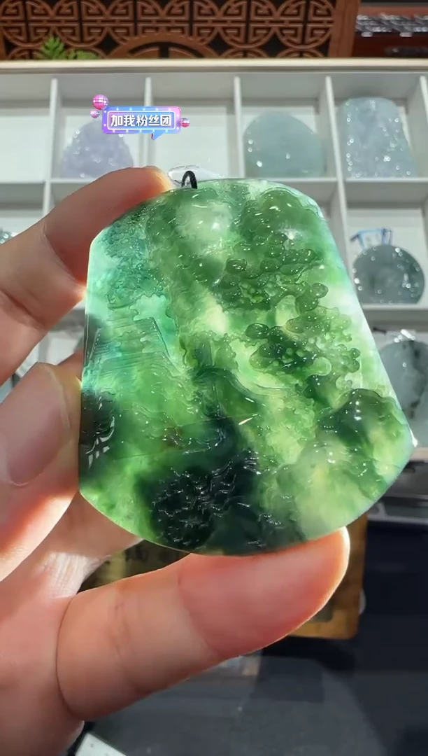 未镶嵌挂件翡翠A货翡翠多样性孤品