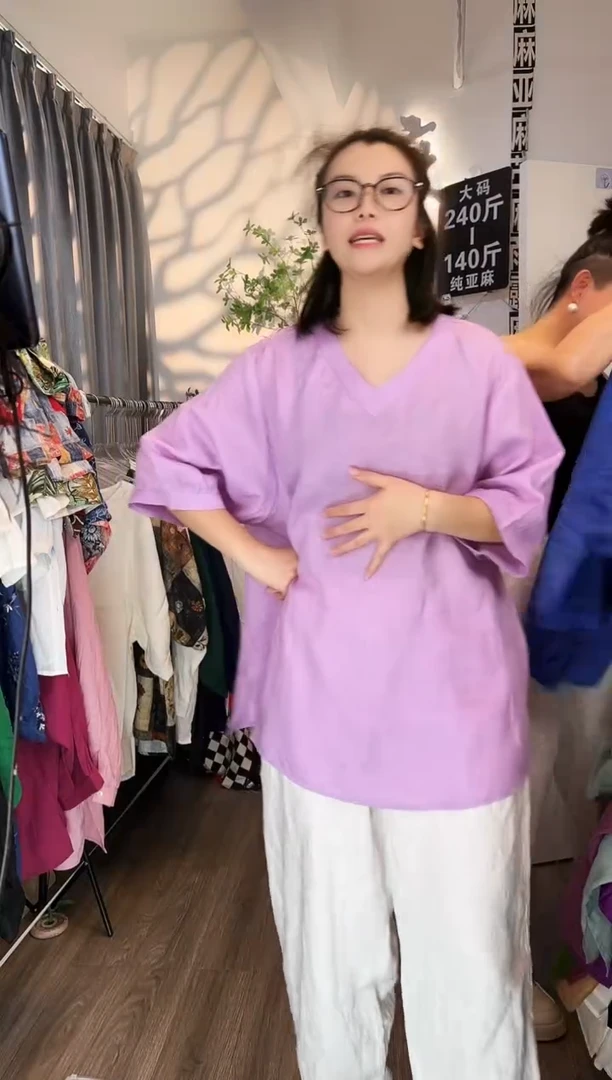 亚麻大码女装系列。