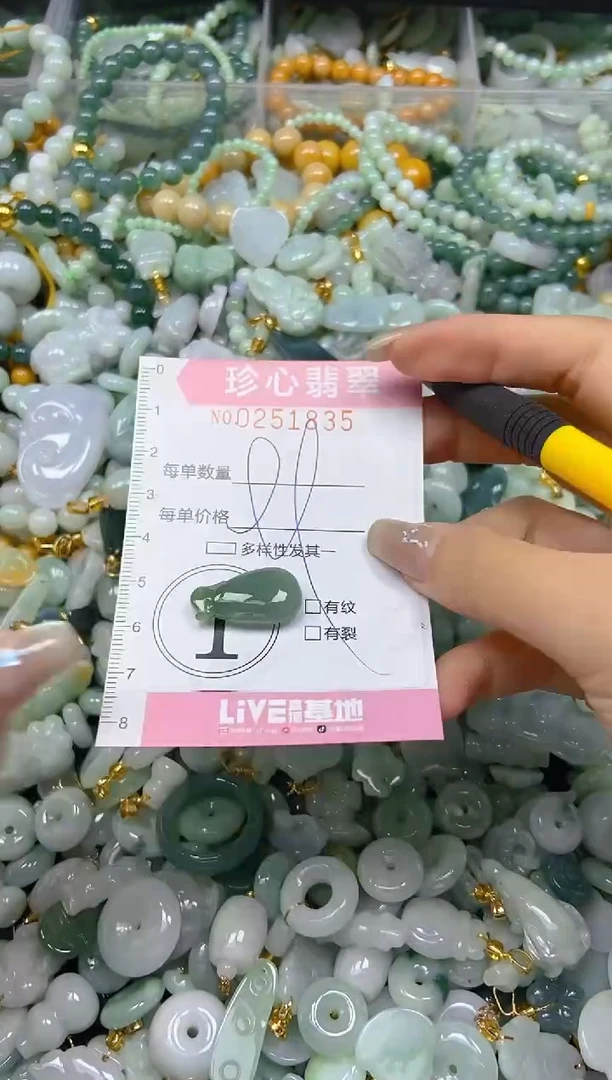 翡翠未镶嵌颈饰闪购0251835