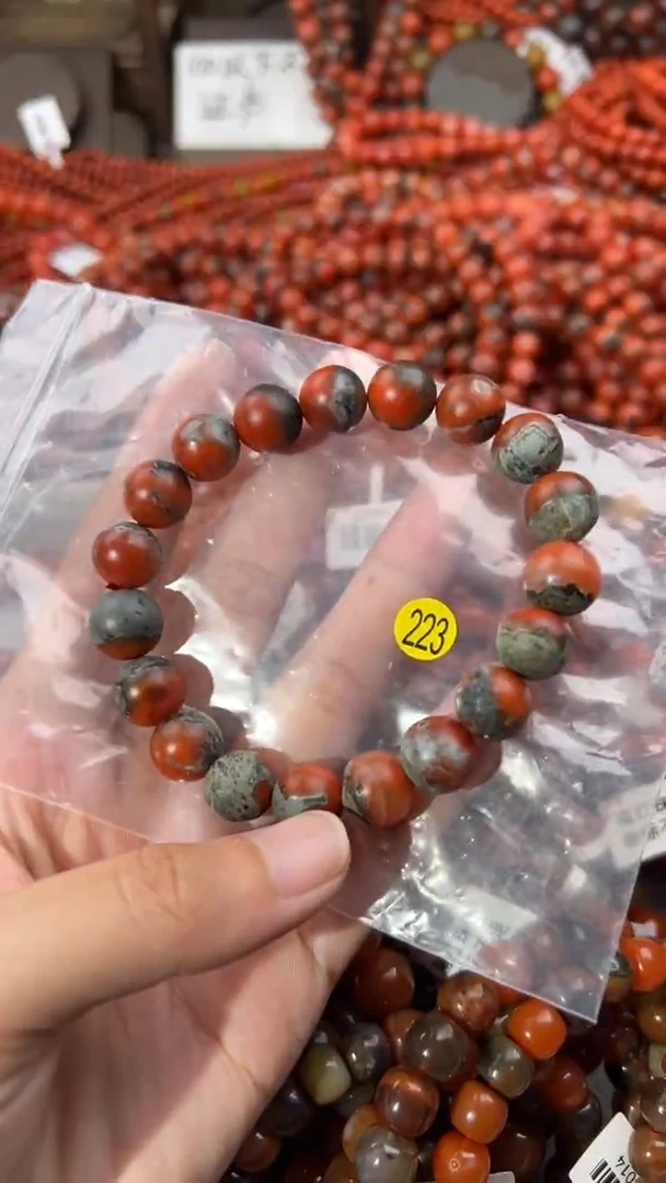 南红玛瑙手串未镶嵌10