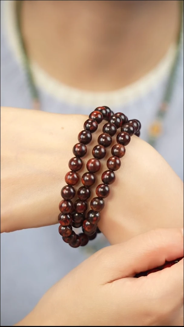 降真香手串/手链红降0.8x108颗-1980