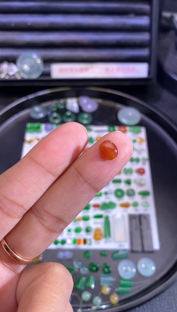 未镶嵌挂件翡翠珠子