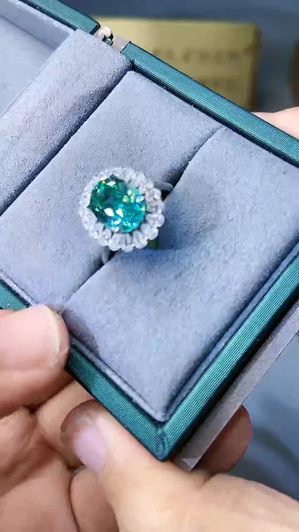 【闪购商品】托帕石戒指银S925镶嵌354