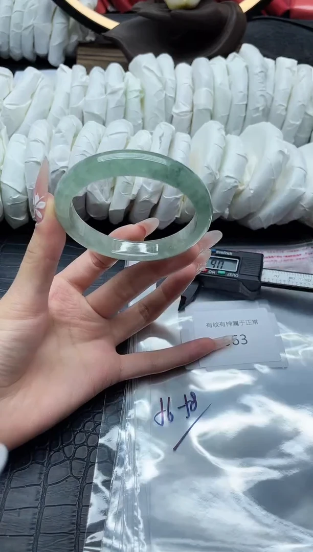 翡翠手镯未镶嵌所见即所得663