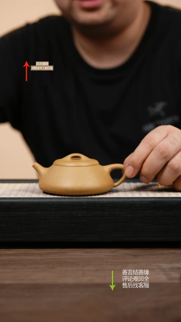 茶壶紫砂ZX黄金段纳瓢