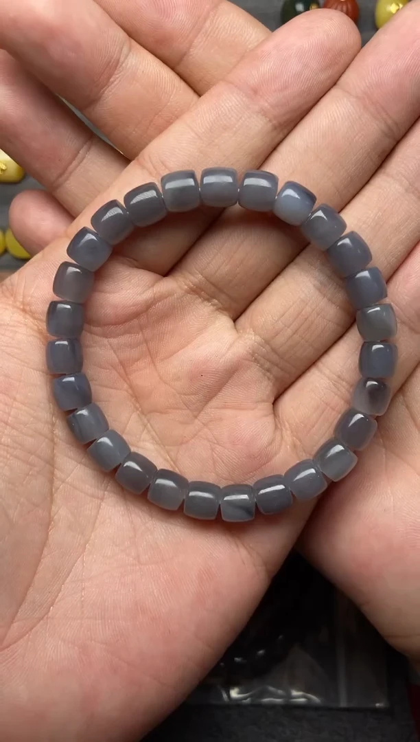 未镶嵌和田玉珠宝奇石7.5mm