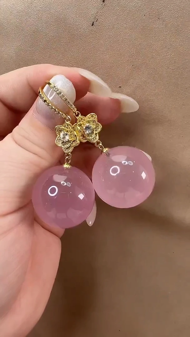 颈饰银S925镶嵌水晶耳环