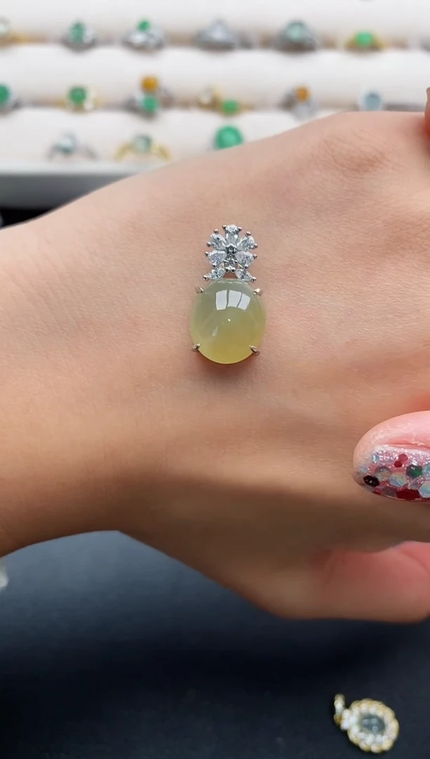 银S925镶嵌戒指翡翠1111111111+5