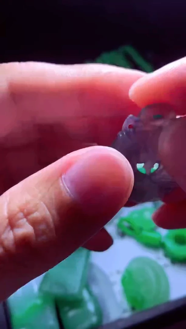 未镶嵌定制翡翠钊*#翡翠毛货定制