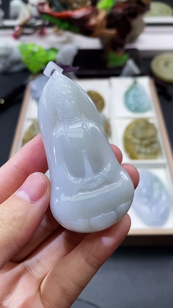 颈饰未镶嵌翡翠天然缅甸A货翡翠