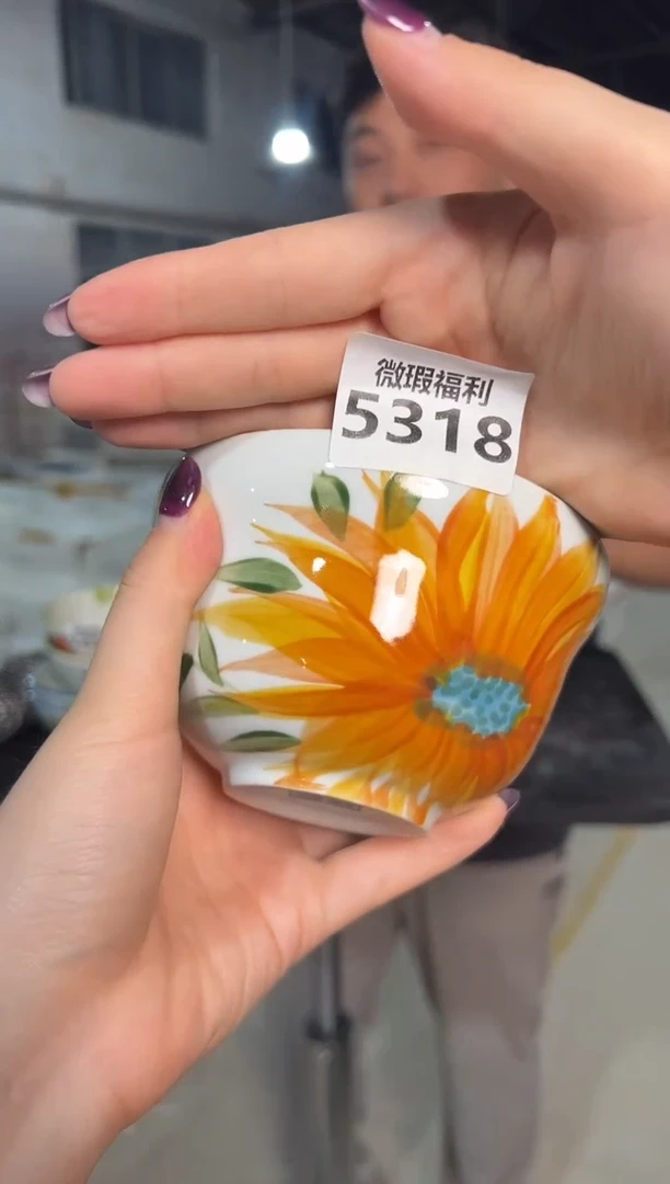 陶瓷景德镇高温釉下手绘陶瓷