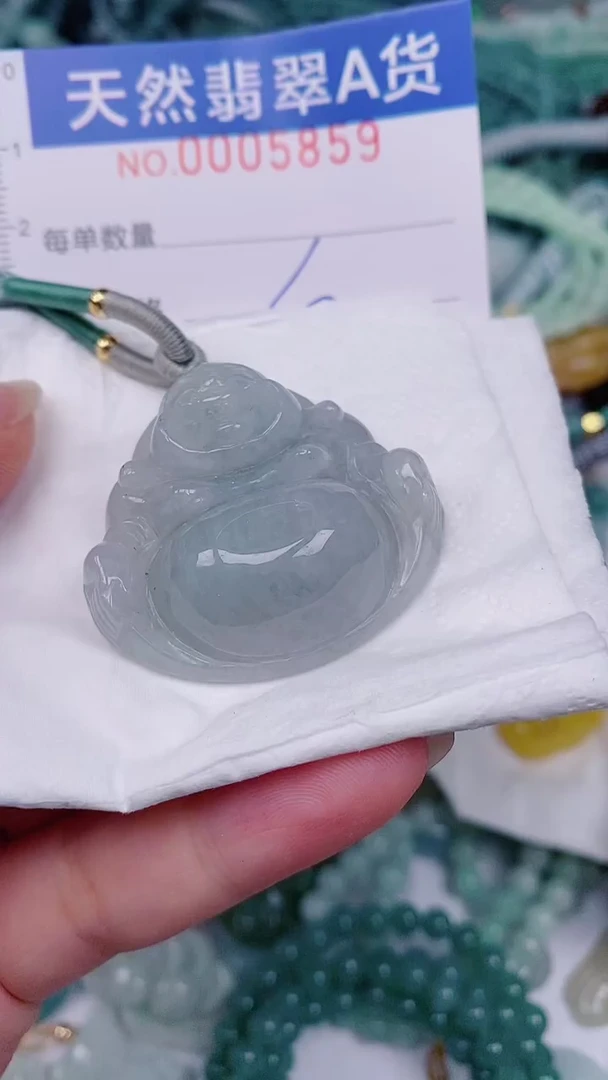 翡翠未镶嵌颈饰00005859