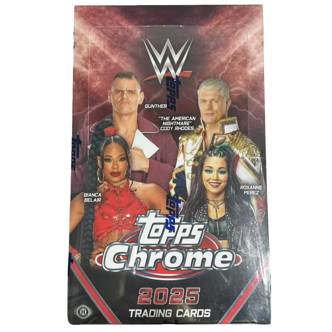 【拆盒】2025 Topps Chrome WWE Hobby 球星卡 盲盒