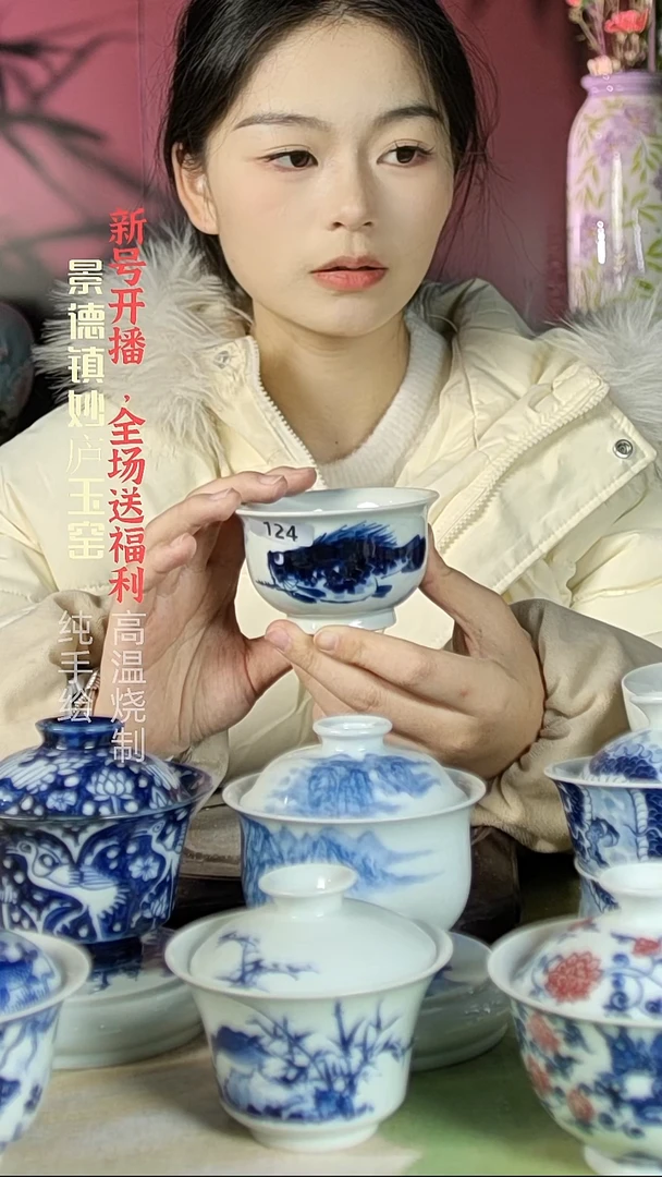 盘陶妙庐玉窑如式124