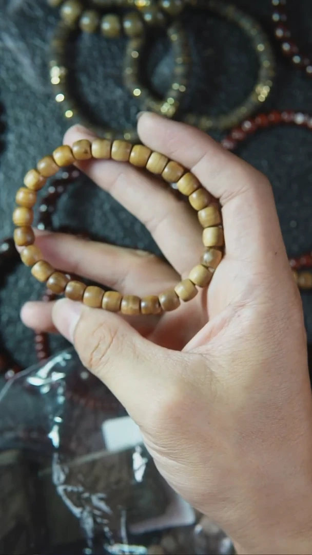 檀香木手串/手链SG006 印度老山檀横纹留疤 微瑕3