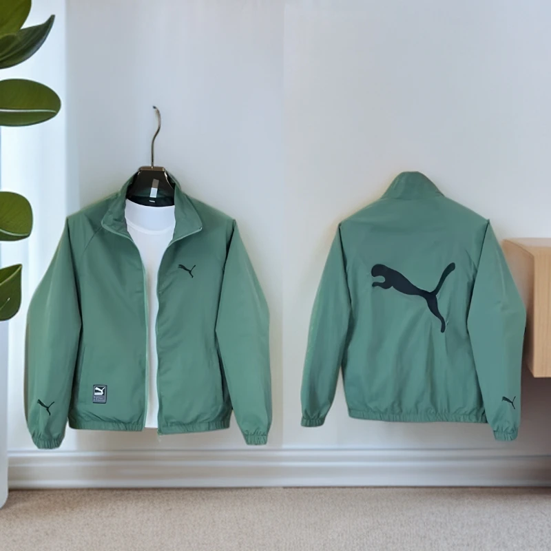 2025修身休闲春秋连帽夹克新款潮牌潮流时尚立领男装