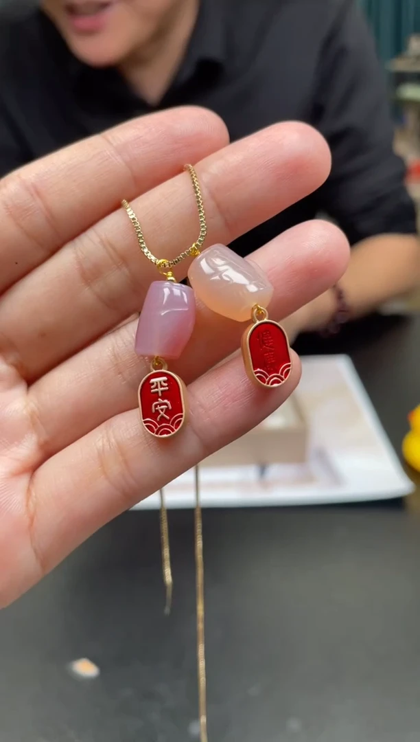 【闪购商品】玛瑙/玉髓颈饰合金-17HDJT0144321多样性发其一