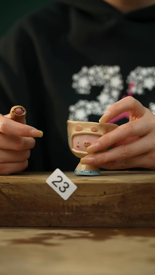 【闪购商品】瓷片手绘·杯/设计师 xudu 款