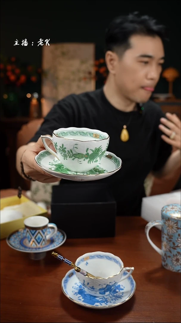 高端礼品（HR家）阿波尼印度之花绿色-TY