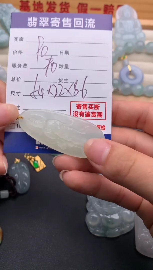 和田玉未镶嵌颈饰10137694