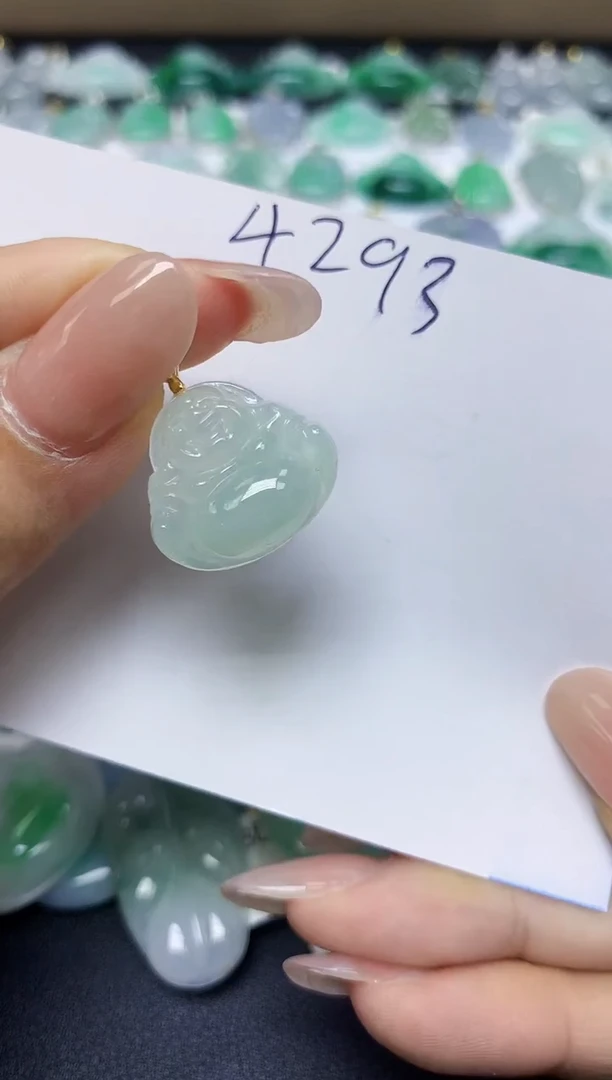 翡翠未镶嵌颈饰天然缅甸翡翠A货