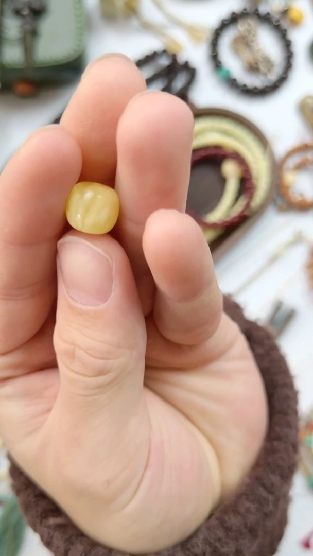 裸石蜜蜡未镶嵌精工老型白花蜡单株11.1mm