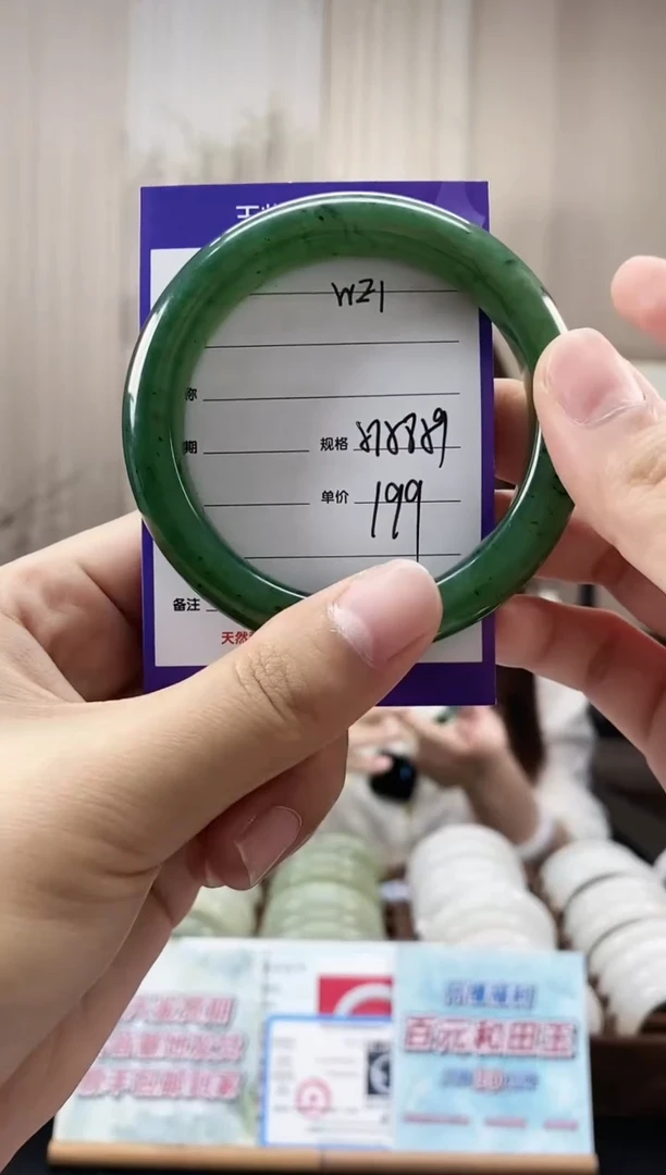 未镶嵌手镯和田玉WE1微色差