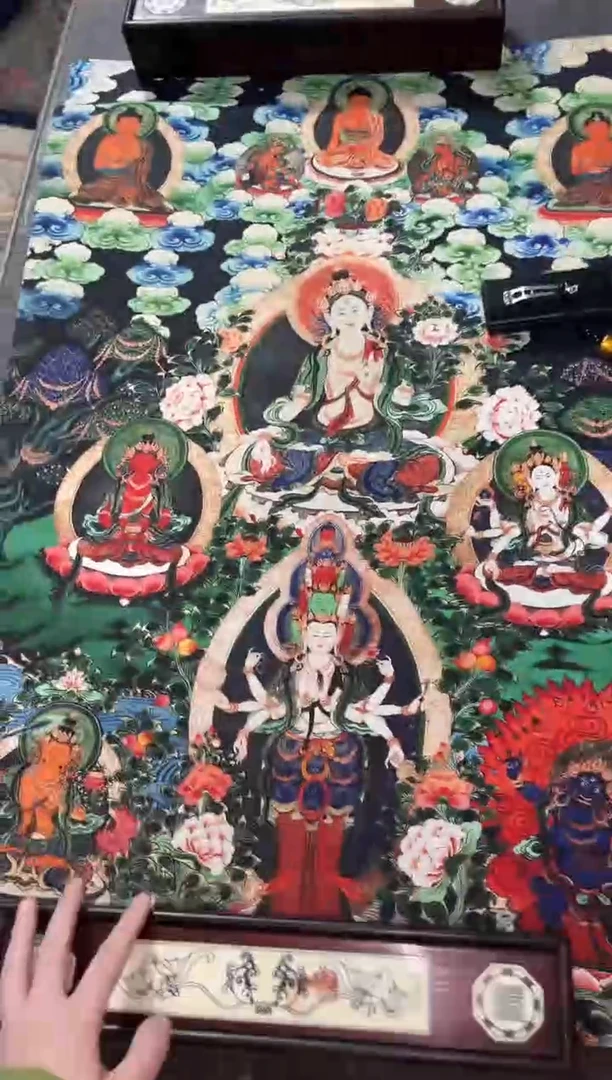 卷轴画卷轴画龙妹的唐卡链接tk16050