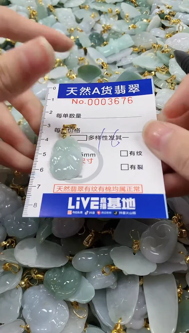 颈饰未镶嵌翡翠纯天然a货翡翠