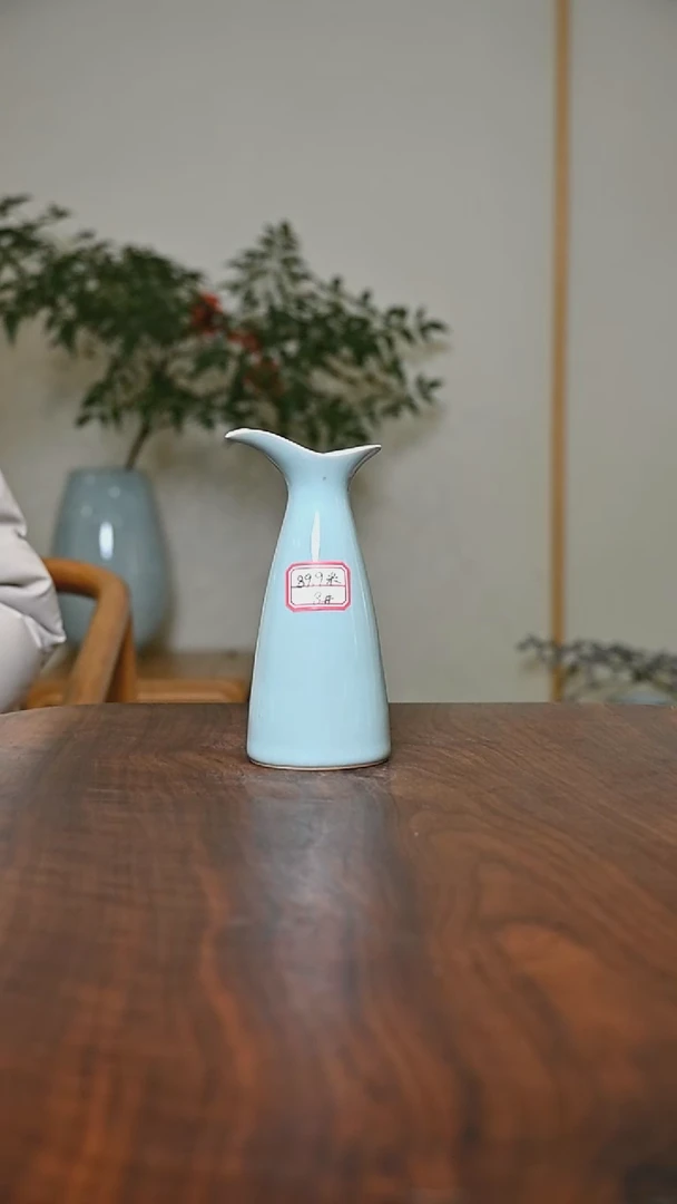 8#分酒器 天青 微瑕 朱家汝窑款