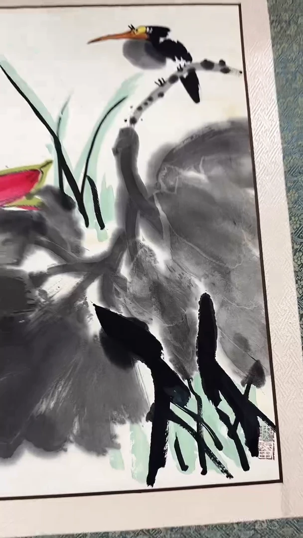 国画吴丽珠-1.5平尺-花鸟