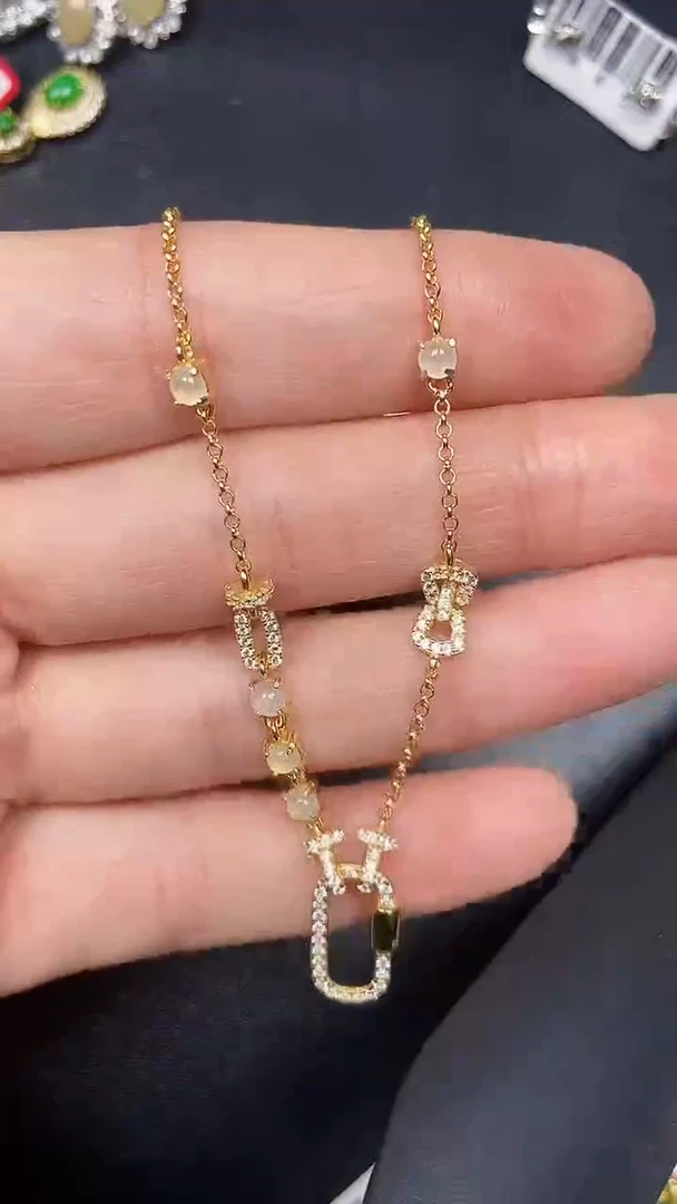 银S925镶嵌戒指翡翠3400