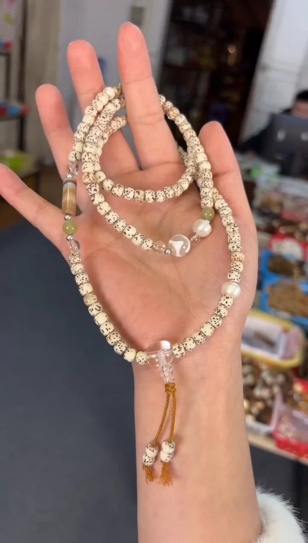 银S925镶嵌手链水晶6mm星月大留白【阳光玫瑰】