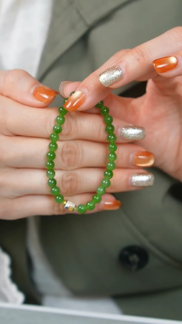 【闪购商品】和田玉手串未镶嵌3号-珠串/姿/Z