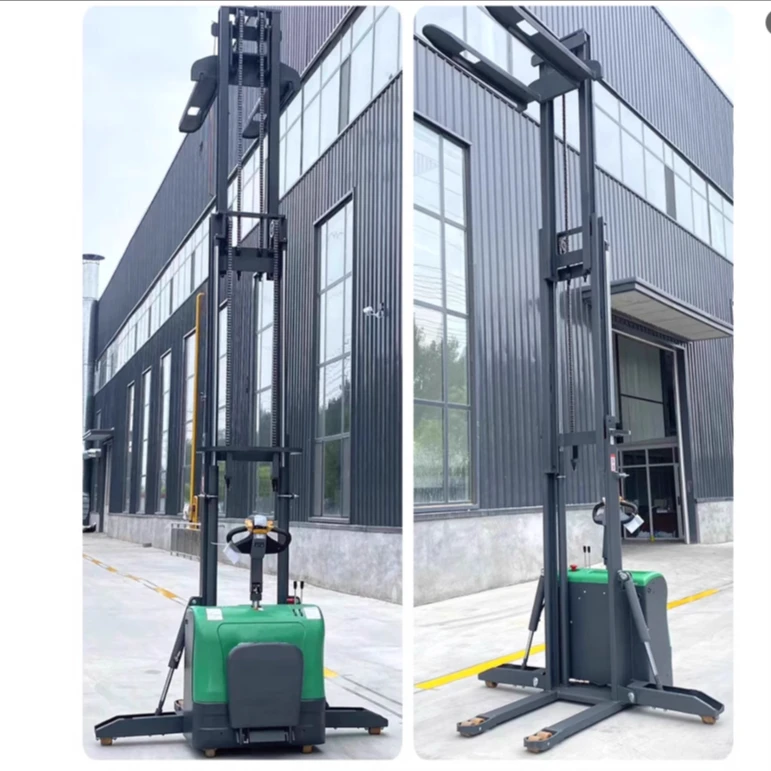 高位堆高车全电动2吨防侧翻4.5米托盘堆垛车液压升高车5米小叉车