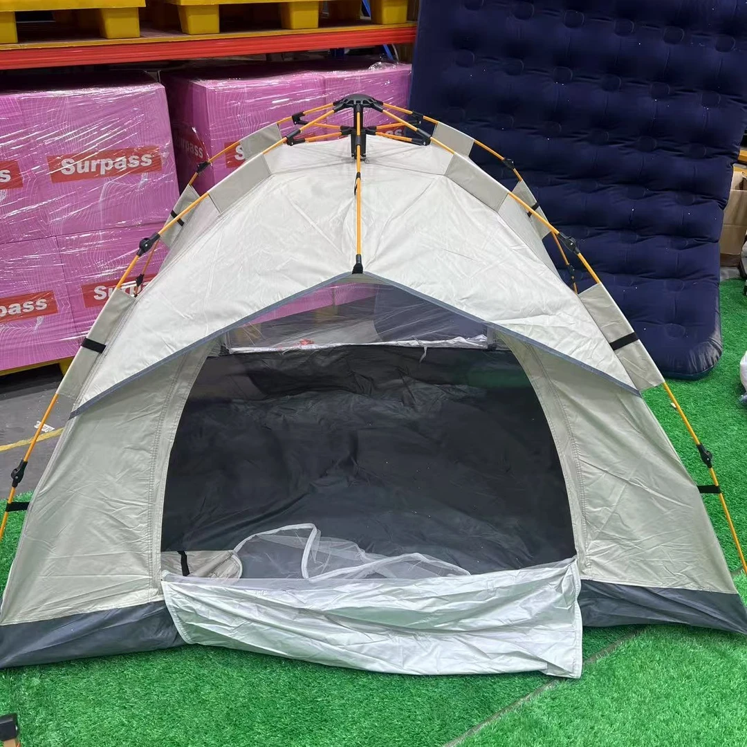 户外露营折叠便携速开全自动帐涂银防晒休息野营装备高颜值帐篷