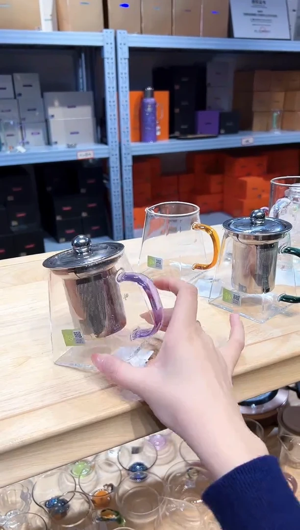 禾器瀚然公道杯紫色加内胆