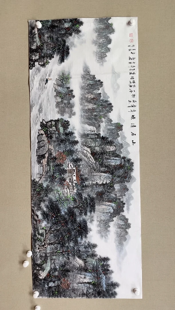 国画180*68 殷新建殷新建殷新建殷新建殷新建