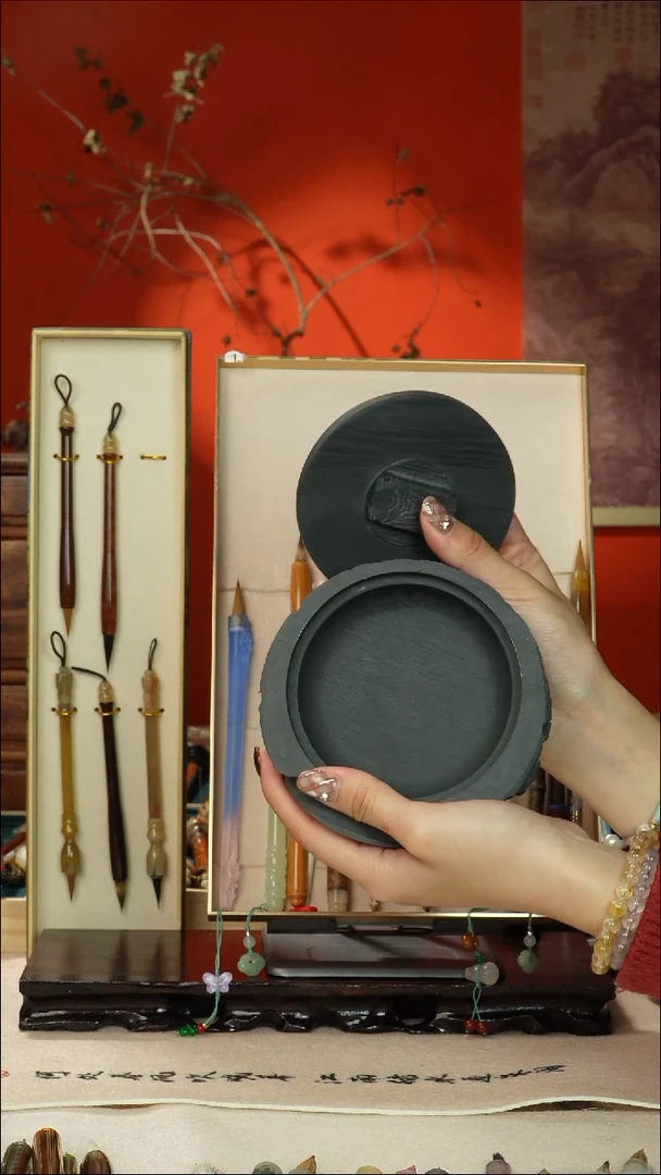 235号闪孤品高货毛笔链接 清水试笔 蘸墨不退