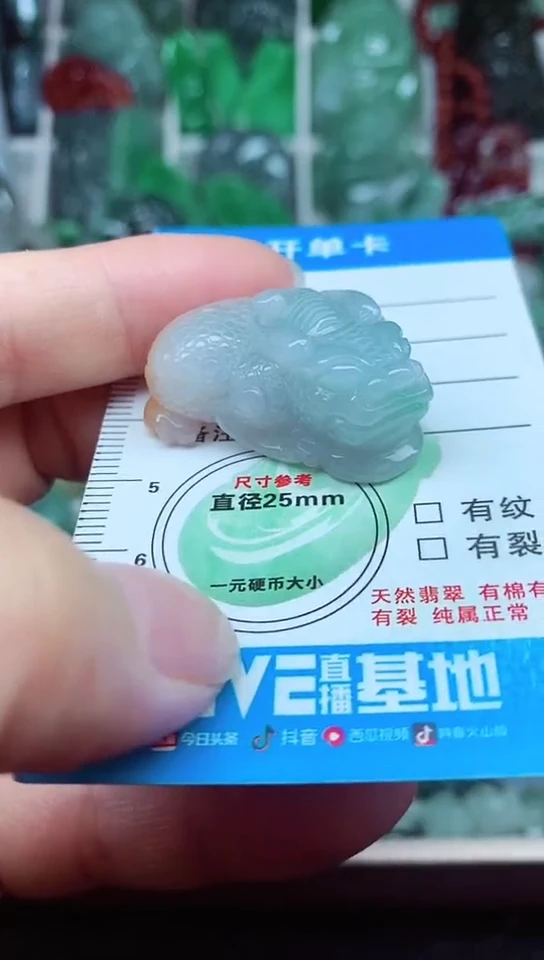 颈饰未镶嵌翡翠天然缅甸翡翠A货吊坠